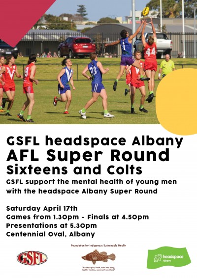 GSFL headspace Albany super round poster 2021 rgb