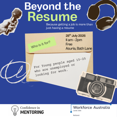 Beyond the Resume flyer (LinkedIn Post)