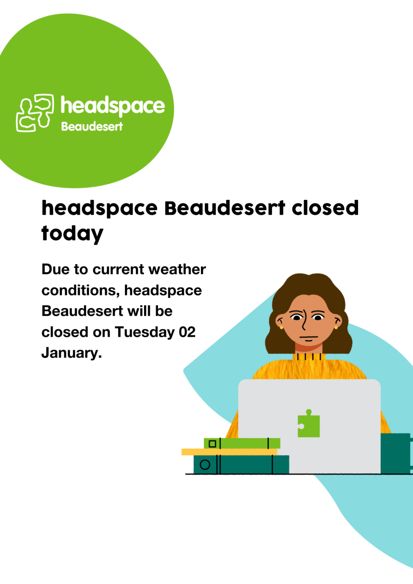 headspace Beaudesert closed Tuesday 02/01/2024
