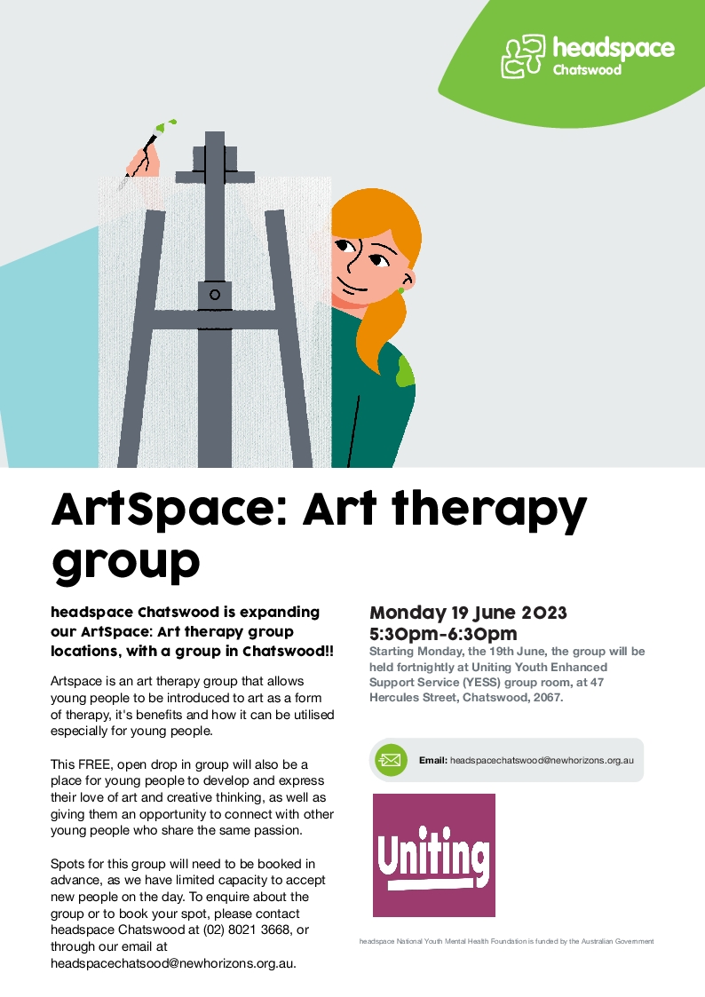 ArtSpace Art Therapy group in Chatswood and West Ryde