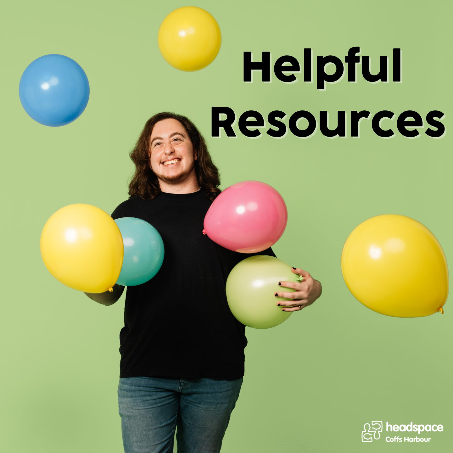 Helpful resources website tile