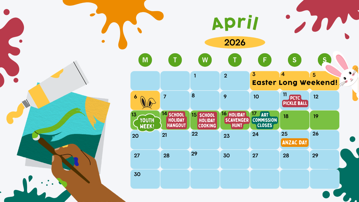 Center Calendar   April