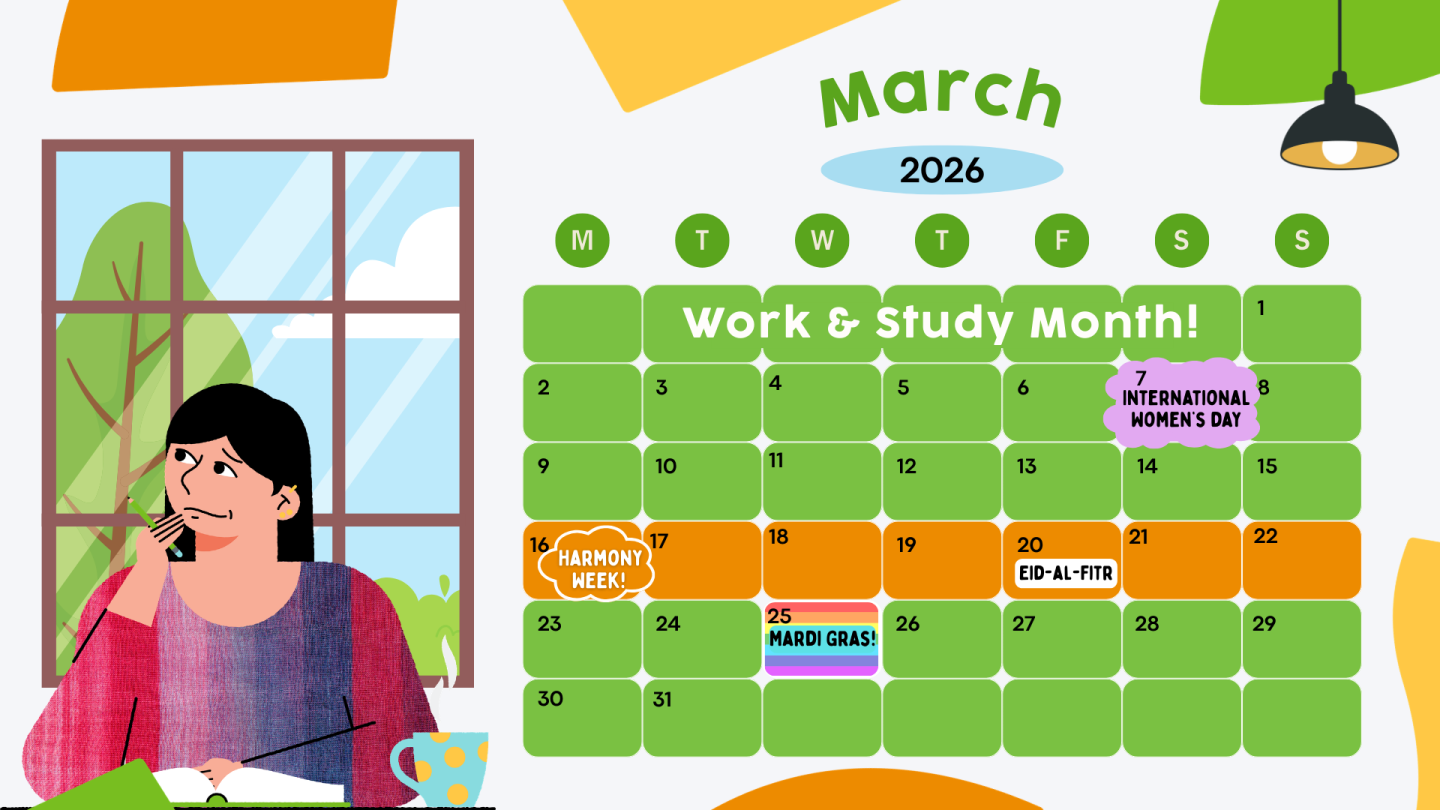 Center Calendar   March