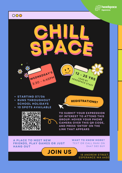 Chill Space Flyer PNG