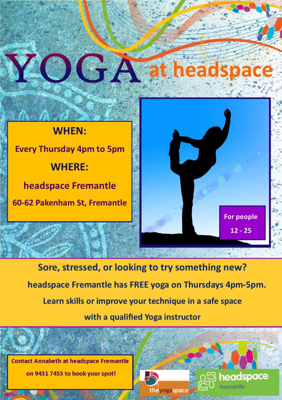 headspace Fremantle CA Flyer Yoga 2017 2