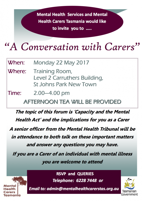 Conversations Carers May 2017 South
