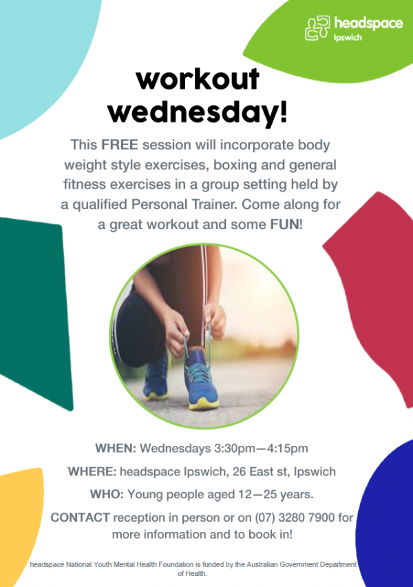 Workout Wednesday flyer