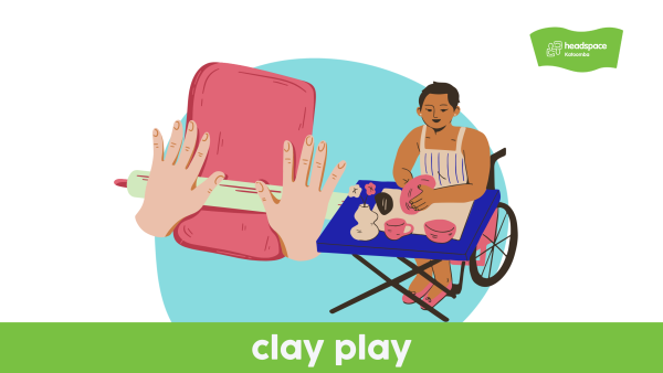 clay play event cartoon