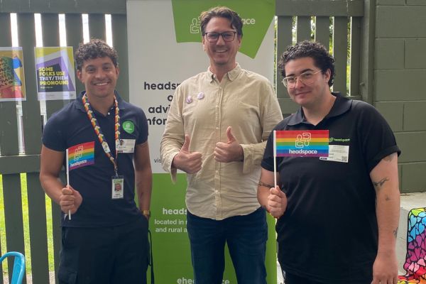 headspace Southport at Benowa State High School for Pride Month Gold Coast